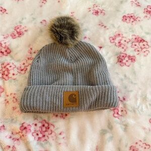 Carhartt Beanie with Faux Fur Pom